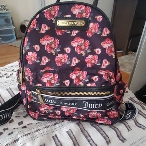 Floral juicy couture mini back pack